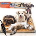 Cat Dog Heating Pad 11 Adjustable Temperature Pet Heating Pad with 24h-Timer Waterproof Heated Cat Bed with Chew Resistant Cord Indoor Outdoor Electric Pads for Dogs Pet Heated Mat 28X16in
