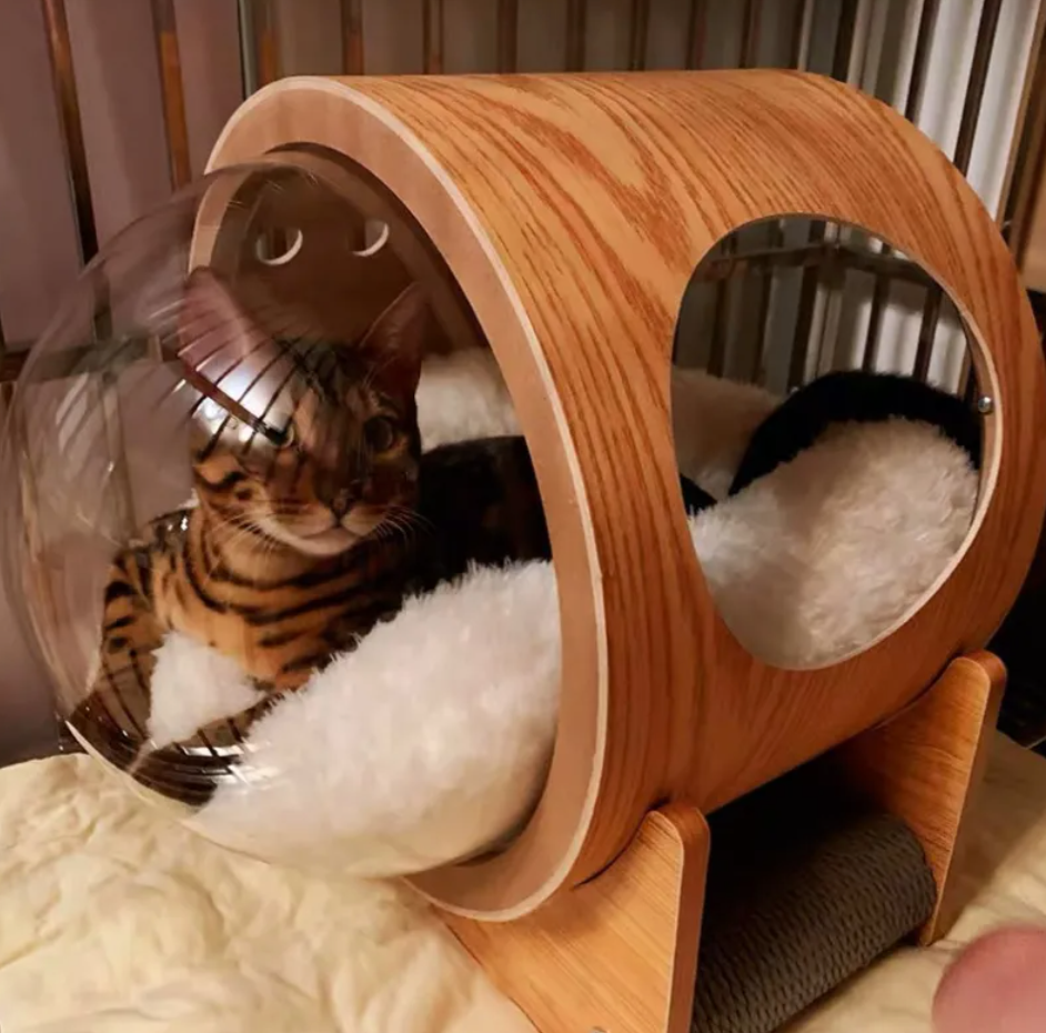 Clear Dome Pet Bed