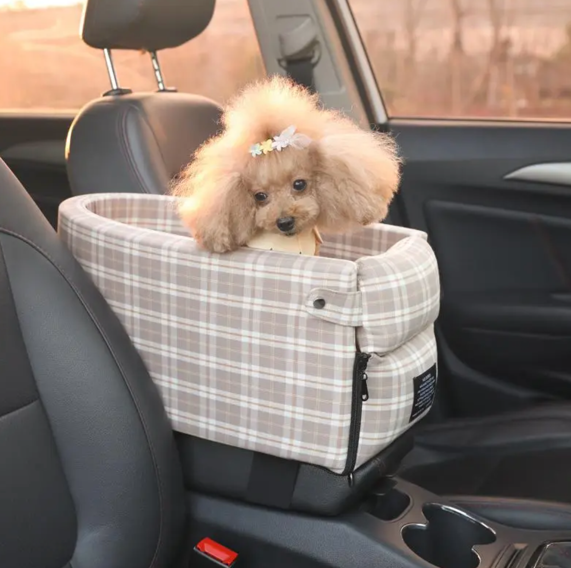 Portable Pet Car Booster Bed