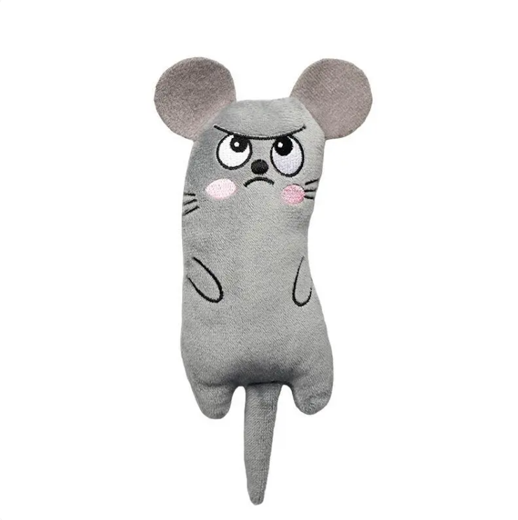 Cat Pet Plush Embroidered Mint Toys