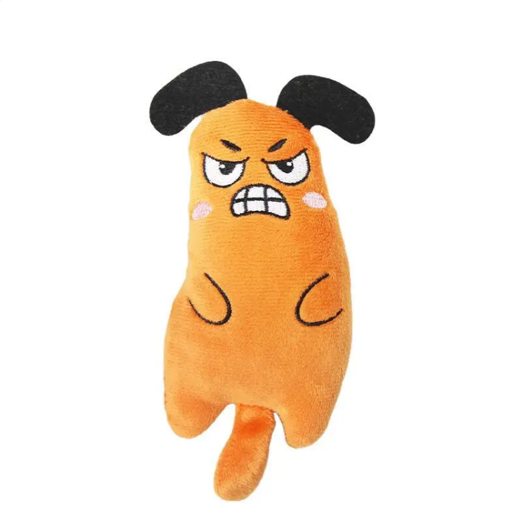 Cat Pet Plush Embroidered Mint Toys
