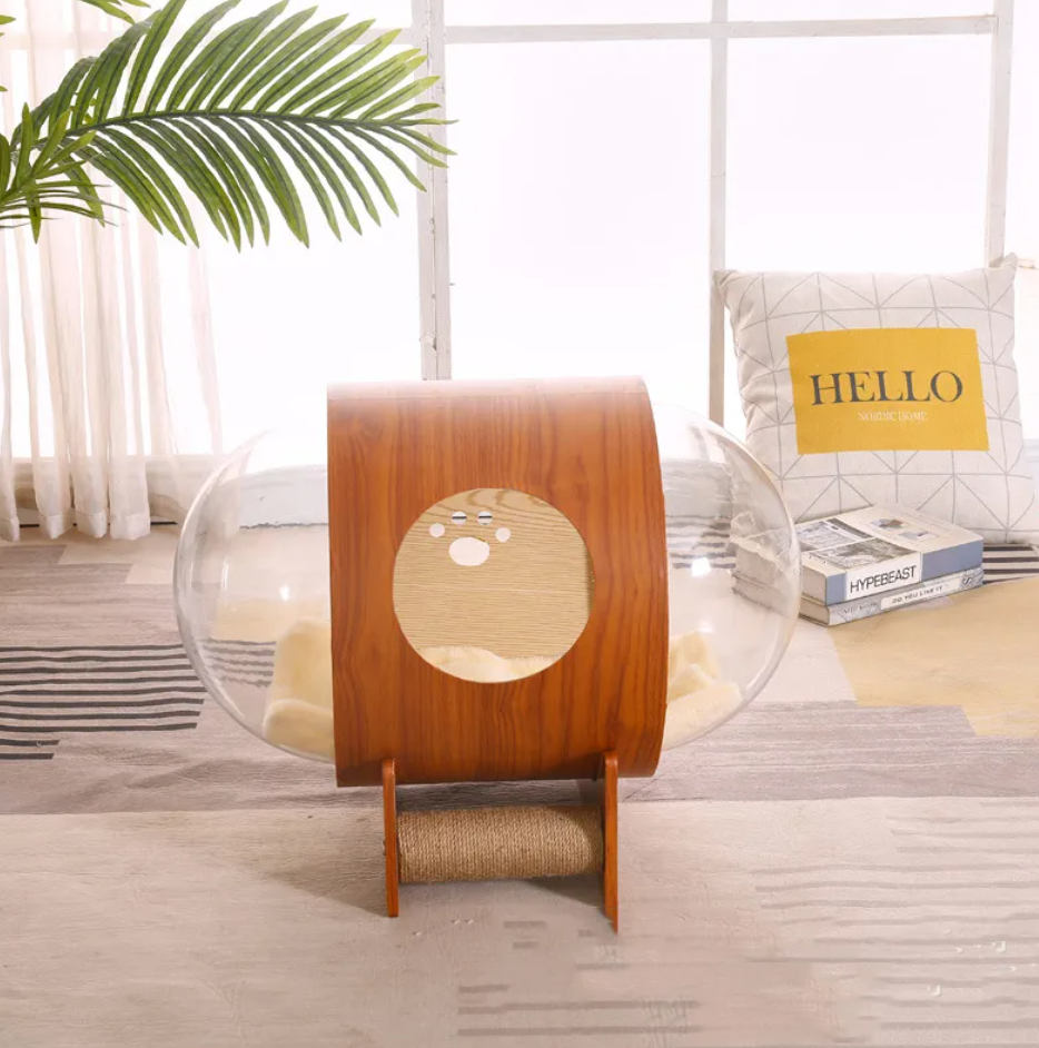 Clear Dome Pet Bed